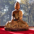 Buddha statue in the guest house