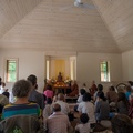 Community Puja in the Dhamma Hall
